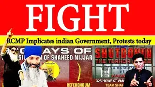 Sikhs for justice to Protest today in BC Canada | RCMP Report | Facts with JC