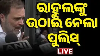 🔴 LIVE | ରାହୁଲ ଗାନ୍ଧୀଙ୍କୁ ଉଠାଇନେଲା ପୁଲିସ୍ || Big Breaking || Rahul Gandhi || INDIA bloc MPs Protest