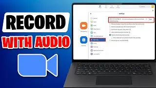 How to record zoom meeting on computer with audio