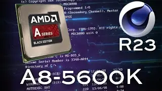 Cinebench R23 AMD A8-5600K 3.60 GHz