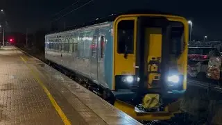 Class 153 network rail passes Wigan north western