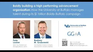 How the University at Buffalo manages talent during its $1 billion Boldly Buffalo campaign