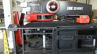 2007 Amada CNC Turret Punch Press Mdl EMK 3510NT, S/N 35102078 w/ 33 Ton Capacity, 58 Stations, 4