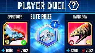 SPINOTOPS VS HYDRABOA | JURASSIC WORLD THE GAME