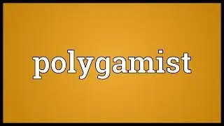 Polygamist Meaning