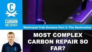 Destroyed Trek Domane Part 2: The Carbon Repair and Restoration
