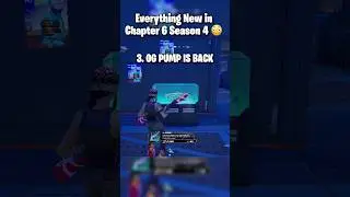 Everything New in Fortnite Chapter 6 Season 4 🔥 #fortnite #fortniteclips