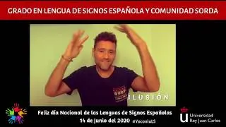 FELIZ DÍA DE LAS LENGUAS DE SIGNOS ESPAÑOLAS  - Grado en Lengua de Signos Española y Comunidad Sorda