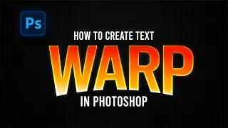 Эффект деформации текста в Photoshop
