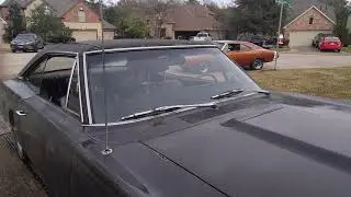 1970 Plymouth Road Runner: 383 4speed with air, triple black