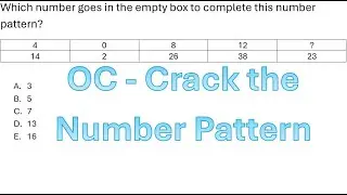 Crack the Number Pattern Code! 🚀 [Year 3 - OC - Prep]