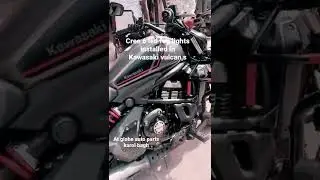 Cree 6 led fog light install in kawasaki vulcan s only at globe auto parts...