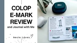 COLOP e-mark Quick Review and Journal with Me using this portable printer