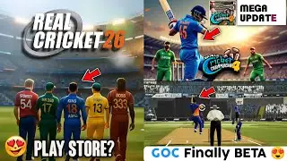 Real Cricket 26 Update PRO 🔥 WCC4 Trailer in Aug ❤️ GOC BETA 😍 Super 6 New Cricket Game