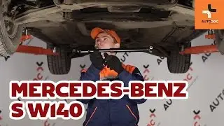 Wymiana amortyzator układu kierowniczego Mercedes-Benz S W140 TUTORIAL | AUTODOC