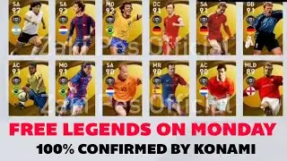 100% CONFIRMED FREE LEGENDS BY KONAMI 16TH NOVEMBER 2020 PES 2021 MOBILE
