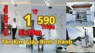 Nh&agrave; T&acirc;n Kim SHR 5x15 lẻ 590 tr ✅ 0858,915,872