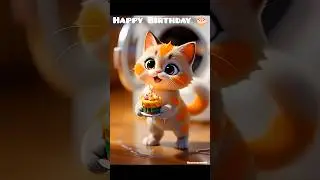 Happy Birthday 🎉🎂😺.. #shorts #viral #happybirthday #viralcat