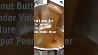 Peanut Butter Production Line Grinder Video Texture of Output Peanut Butter | Peanut Grinder Price