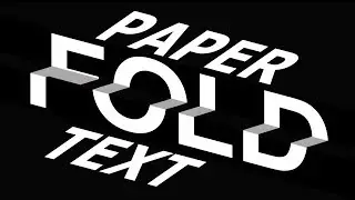 CSS 3D Paper Text Fold Effect | CSS Text Hover Effects Tutorial