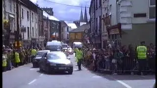 Listowel - President Bill Clinton's cavalcade 5th Sept 1998