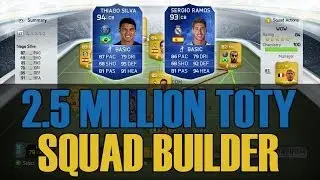 FIFA 14 Ultimate Team | TOTY SQUAD BUILDER Ft. 2 TOTY!!