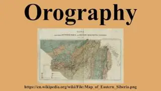 Orography