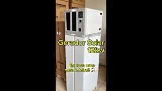 Gerador Solar Esta&ccedil;&atilde;o 12kw 30kwh off-grid Residencial Powerbox