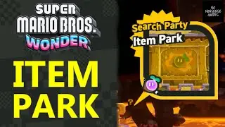 Super Mario Wonder Item Park Walkthrough - Search Party