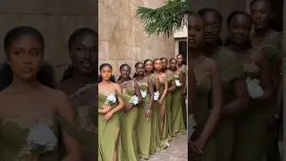 🆕 Beautiful Bride Entourage Queens #africafashion #wedding #africanclothing #fashion #africanwear