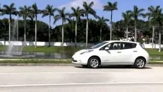 2011 Nissan Leaf Glacier Pearl Zero Emission Autos of Palm Beach A2817