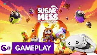 O come&ccedil;o de Sugar Mess - Let's Play Jolly Battle【no PC VR com o Quest 3S】- Gameplay sem coment&aacute;rios