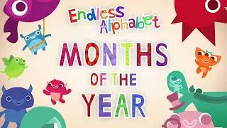 learn the months of the year with talking letters | endless alphabets | ABC games