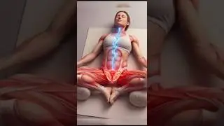 The Power of Yoga: Inner Healing and Anatomy Visualization.#education #science #3danimation #shorts