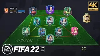 FIFA 22 Ultimate Team Elite Division Gameplay Rival Match No commentary