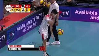 UE's Defeo ENDS LONG RALLY vs UST‼️| UAAP SEASON 86 MEN'S VOLLEYBALL