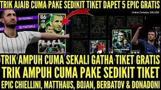 TRIK AMPUH CUMA PAKE SEDIKIT TIKET SEKALI GATCHA DAPATKAN 5 EPIC GRATIS TREASURE LINK CHIELLINI DLL!