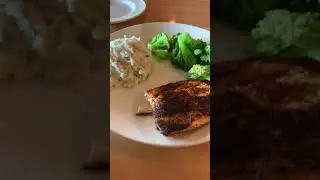 Applebee's Blackened Salmon | #GlutenFree #Shorts | #WWBlue
