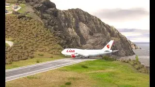 INSANE Extreme Takeoff! Lion Air Widebody Escapes Cliff Runway | Unreal Aviation Moment
