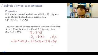 3.2 Connectedness and irreducibility (Commutative algebra and algebraic geometry)