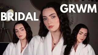 GRWM FOR MY WEDDING DAY | BRIDAL GLAM | Rhiain Hudson