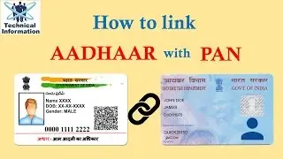 How to Link AADHAAR card to PAN - Step by step procedure in English | Aadhaar - PAN|