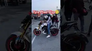 Tyre Blast #burnout #r15v4 #crash #morning #emotional #mt15_modified #emiwaybantai #rap #tyreblast