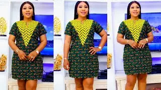 🧵Detailed  tutorial on how to cut and sew a shift dress with front facing// Beginner friendly