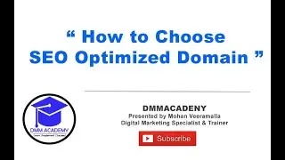 How To Choose SEO Optimized Domain Name For Your Business