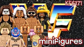 LEGO WWE/WWF WRESTLER MINIFIGURES KOPF KF6171 LEGO UNOFFICIAL #lego #wwe #hulkhogan #wrestling
