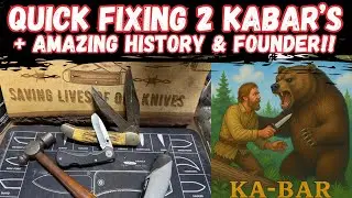 Быстрое решение: 2 винтажных ножа Ka-Bar + Удивительная история и основатель!