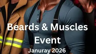✨️ 3rd year annual Beards & Muscles event info ✨️