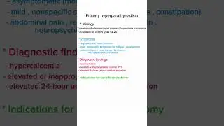 ⚡️primary hyperparathyroidism#step2 #doctors #shorts 
