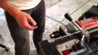 Changing Mag Drill chuck tutorial